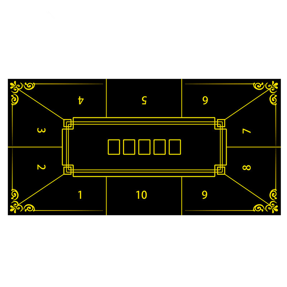 Gaming Accessories For Table - Kalınlaştırılmış Kauçuk Poker Masa Örtüsü Casino