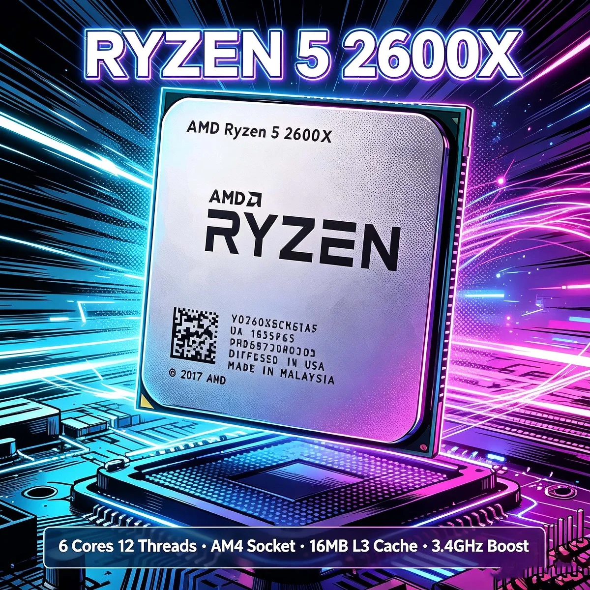 Amd Cpu Ryzen 5 - AMD Ryzen 5 2600X 3.6GHz Oyun