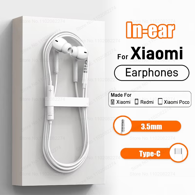 Xiaomi Gaming Accessories - Tip C kablolu kulaklıklar Xiaomi 3.5MM