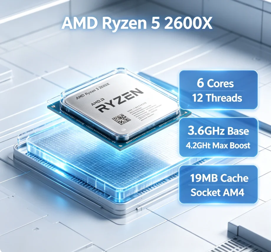 Amd Cpu Ryzen 5 - AMD Ryzen 5 2600X Masaüstü İşlemci