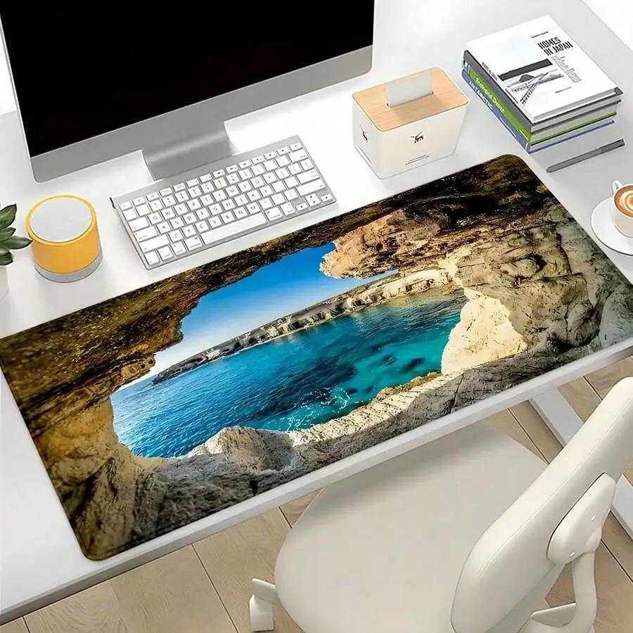 Mavi Okyanus Mouse Pad Yaz Pla - Gaming Accessories Gifts For Men incelemesi ve fiyatı