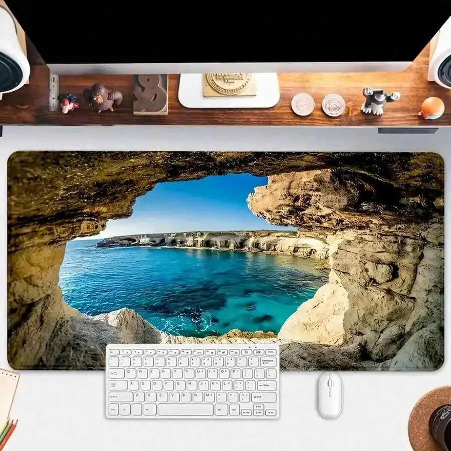 Mavi Okyanus Mouse Pad Yaz Pla - Gaming Accessories Gifts For Men incelemesi ve fiyatı