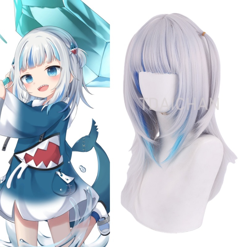 2025 Gawr Gura Cosplay Peruk B - Virtual Gaming Accessories incelemesi ve fiyatı