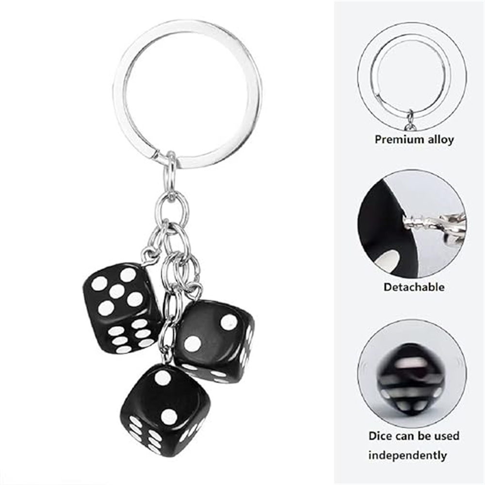 Sevimli 3D zar anahtarlık oyun - Gaming Accessories Gifts For Men incelemesi ve fiyatı