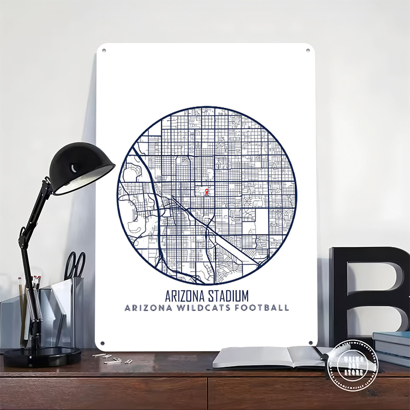 Arizona Stadyum Posteri Retro  - Gaming Accessories Gifts For Men incelemesi ve fiyatı