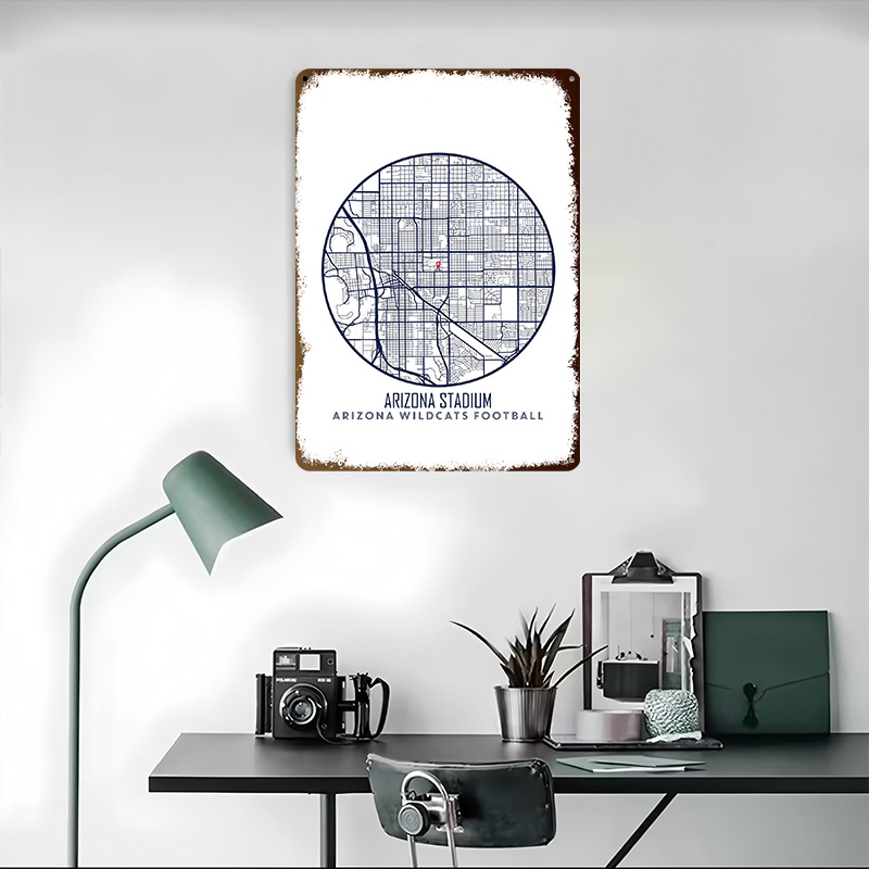 Arizona Stadyum Posteri Retro  - Gaming Accessories Gifts For Men incelemesi ve fiyatı