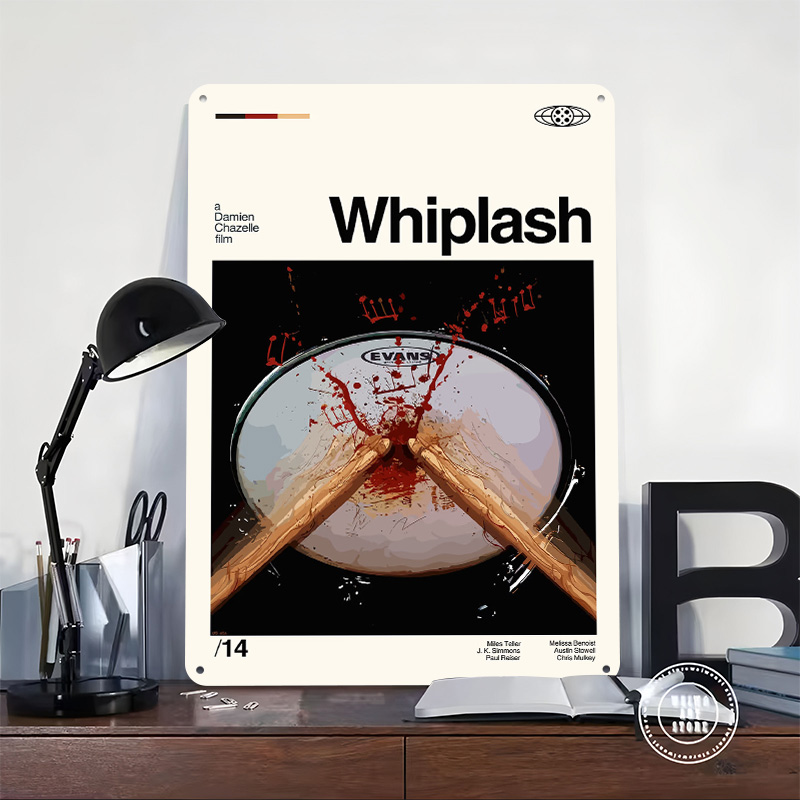 Whiplash Poster Retro 3D Baskı - Gaming Accessories Gifts For Men incelemesi ve fiyatı