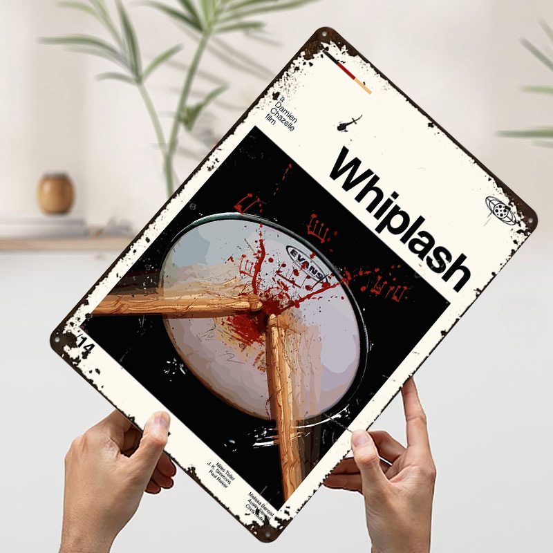 Whiplash Poster Retro 3D Baskı - Gaming Accessories Gifts For Men incelemesi ve fiyatı