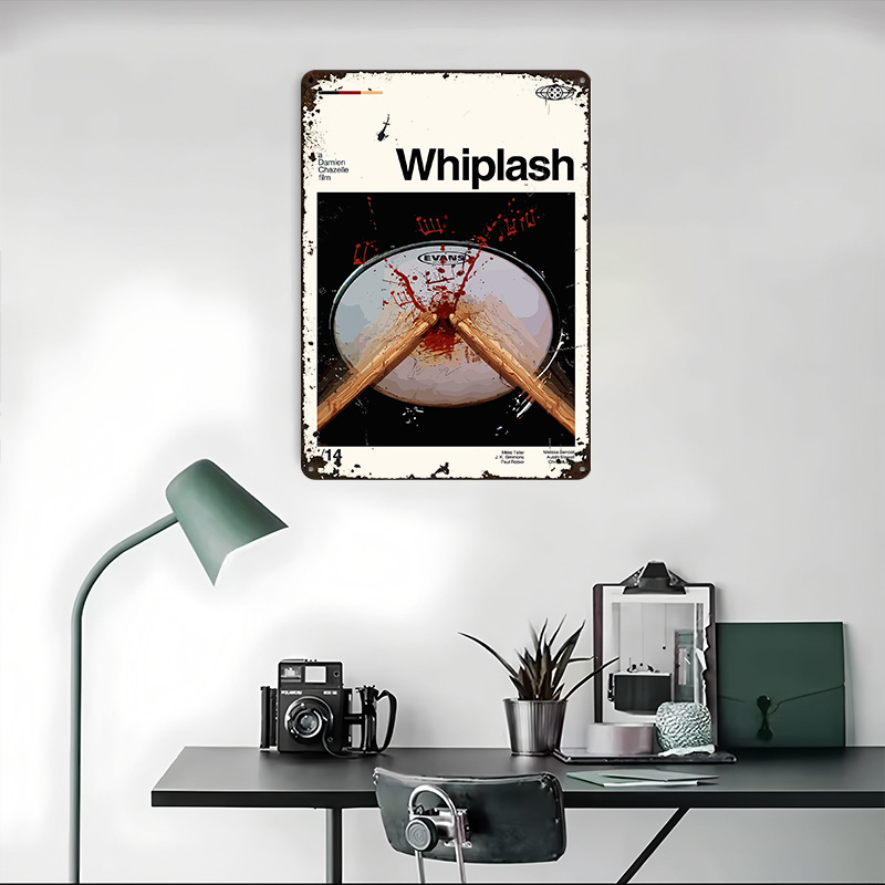Whiplash Poster Retro 3D Baskı - Gaming Accessories Gifts For Men incelemesi ve fiyatı